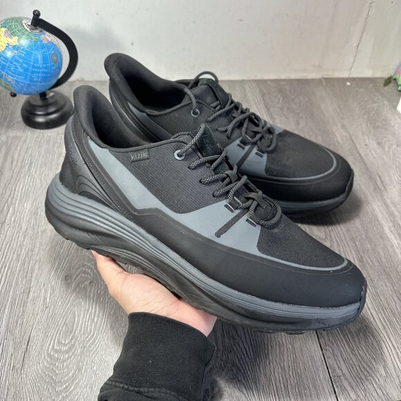 Kizik - Men's London All-Terrain Black Gray Sneaker US size 15